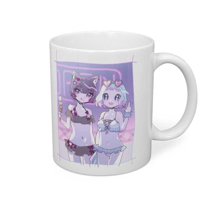 マグカップ - 直径 8 cm / 高さ 9.5 cm