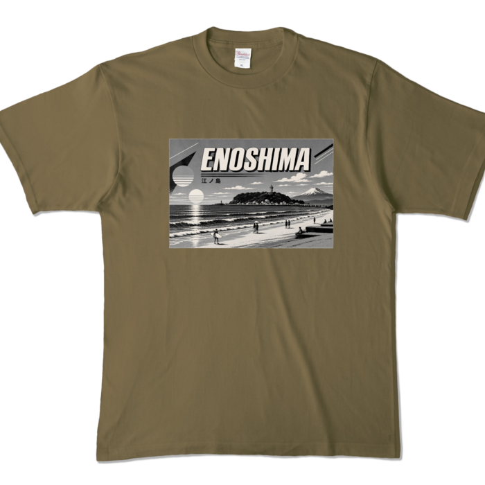 カラーTシャツ - XL - オリーブ (濃色)