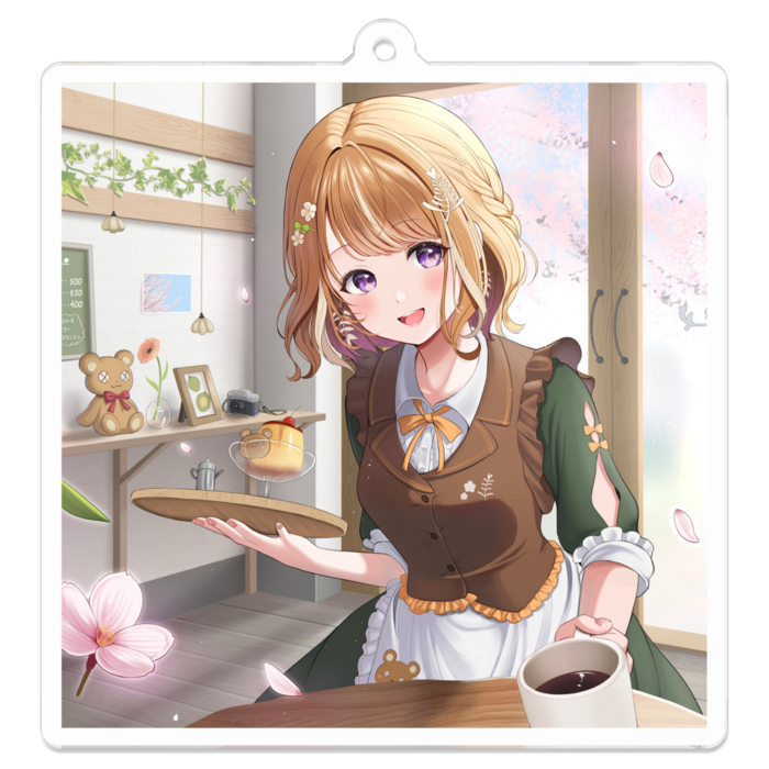 アクリルキーホルダー - 70 x 70 (mm)