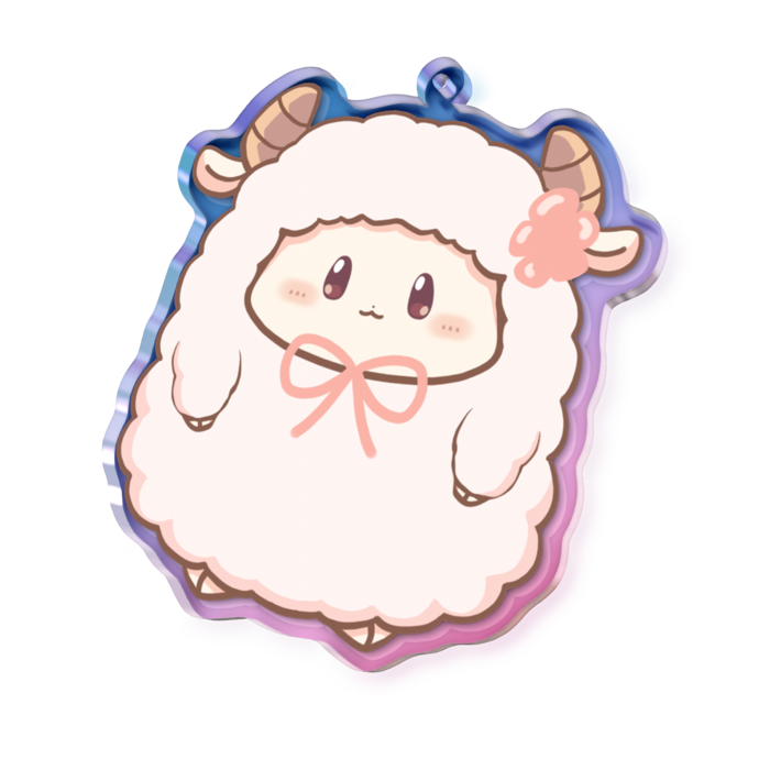 けだま② - 70 × 70mm