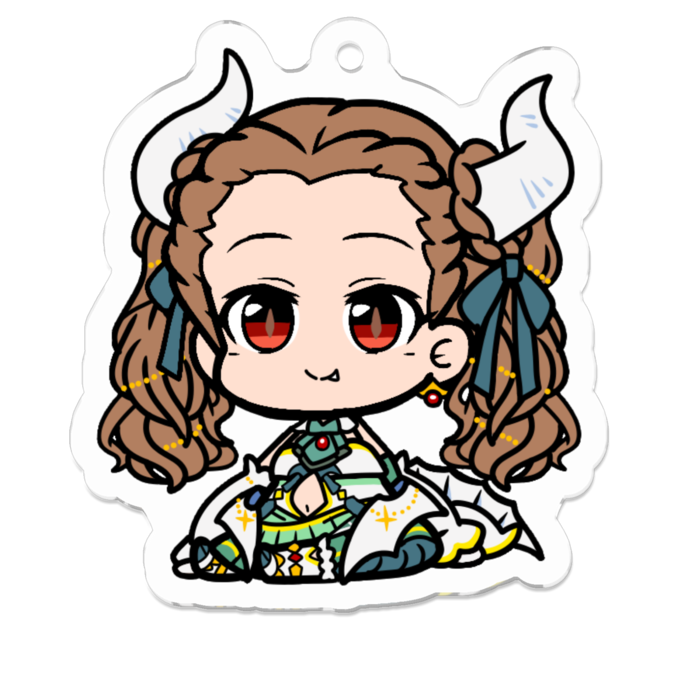 アクリルキーホルダー - 50 x 50 (mm)