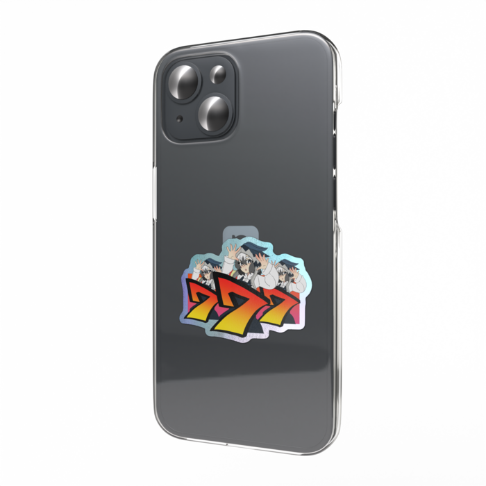 オーロラスマホステッカー - 縦