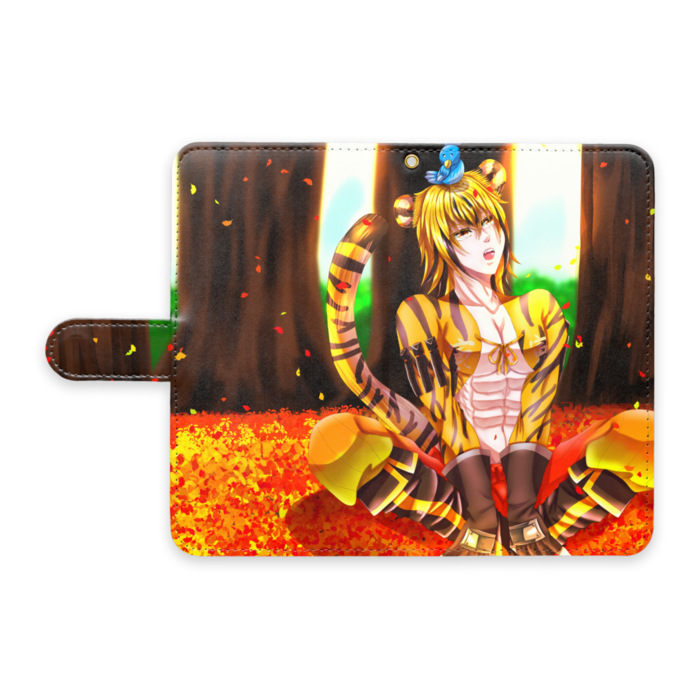 手帳型Androidケース - L - ストラップ穴 あり