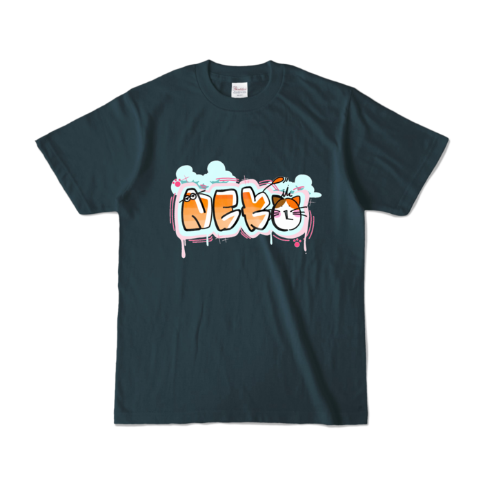 カラーTシャツ - S - デニム (濃色)