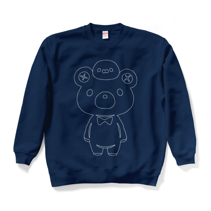 まんじゅうスウェット - XL - ネイビー