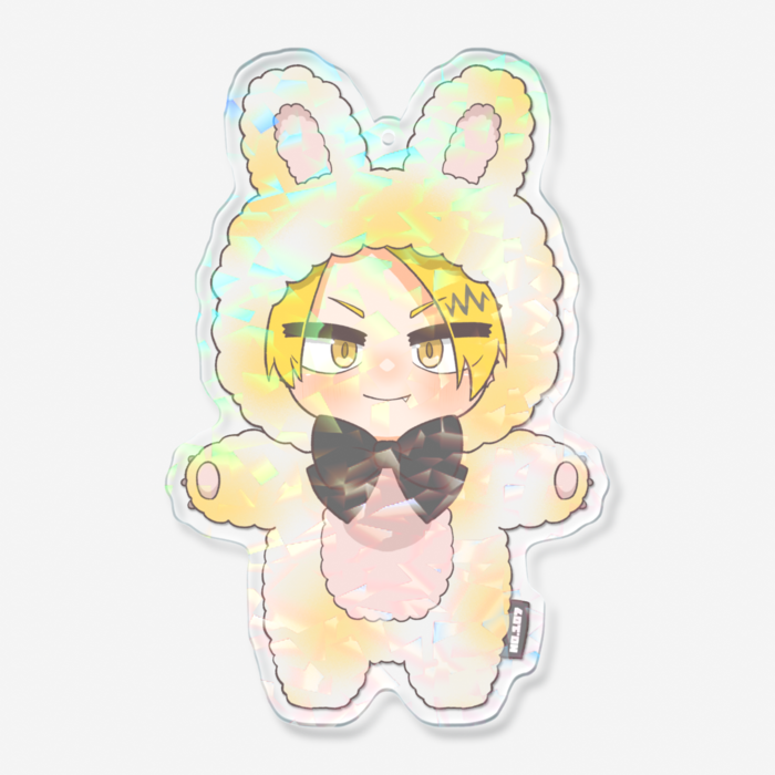 上鳴電気 ホログラムアクリルキーホルダー - 100 × 100mm