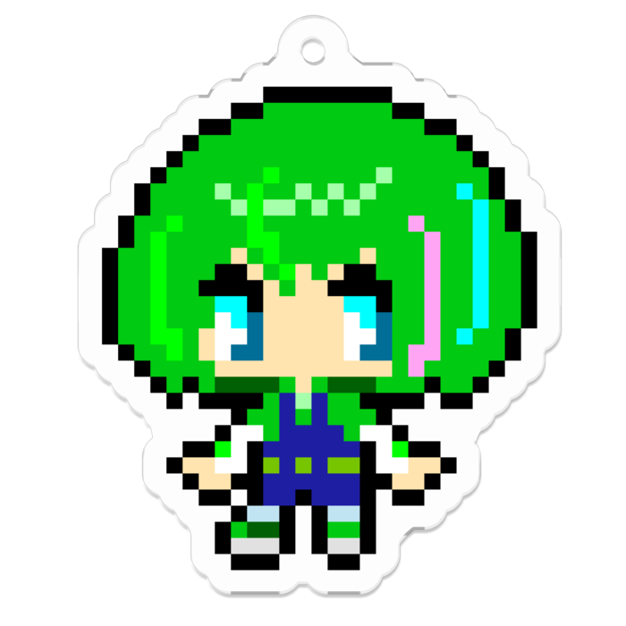 アクリルキーホルダー(コーティング) - 50 x 50 (mm)