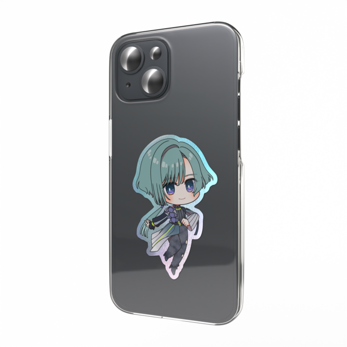 オーロラスマホステッカー - 五月雨くん