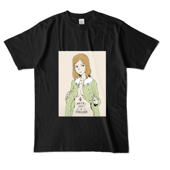 カラーTシャツ - L - ブラック (濃色)