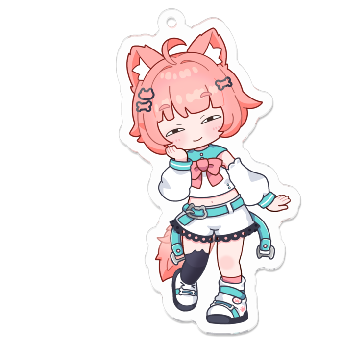 ピンクｘ変顔 - 70 x 70 (mm)