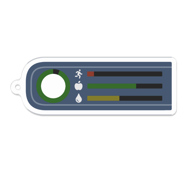 アクリルキーホルダー - 70 x 70 (mm)