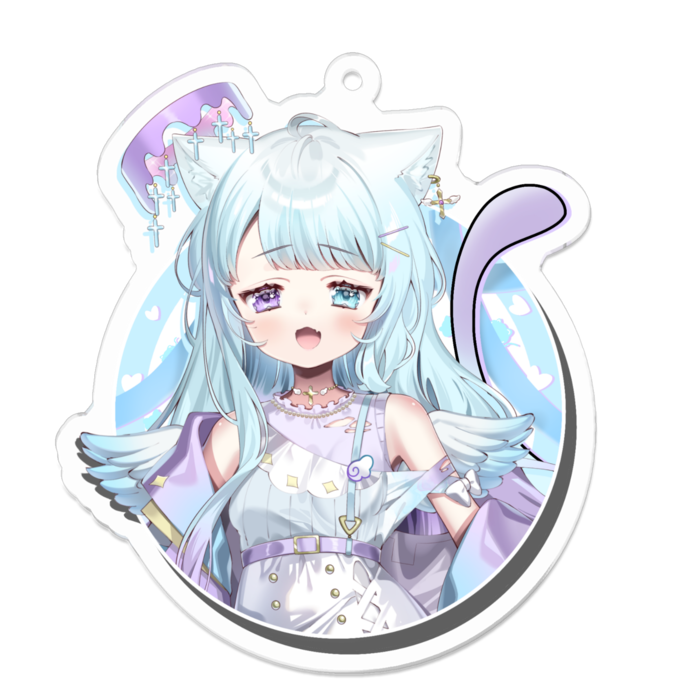 アクリルキーホルダー - 70 x 70 (mm)