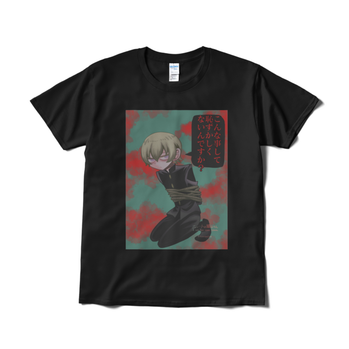 Tシャツ(ミハイル/黒)- L - ブラック