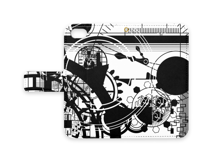 手帳型iPhoneケース - iPhone7 - ストラップ穴 あり