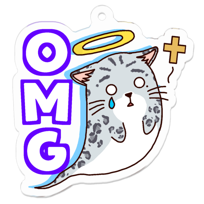 アクリルキーホルダー - 50 x 50 (mm)