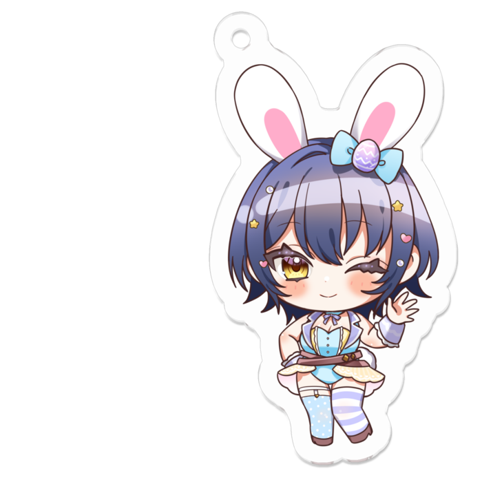 アクリルキーホルダー-4月-