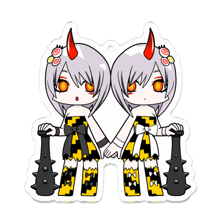 アクリルキーホルダー - 70 x 70 (mm)