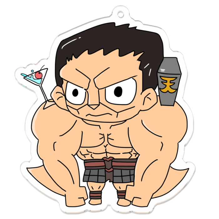 アクリルキーホルダー - 70 x 70 (mm)