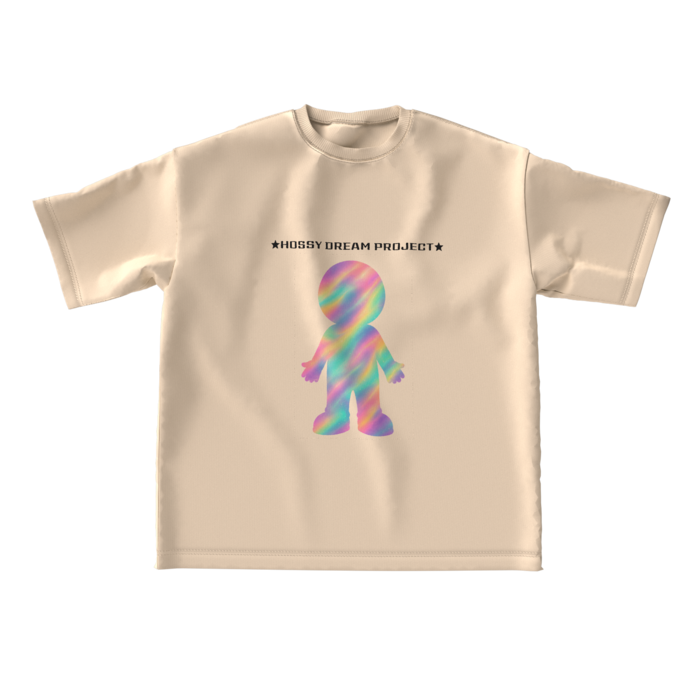 ビッグシルエットTシャツ - L - 両面／TYPE C