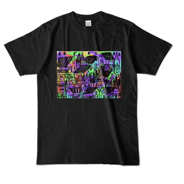 カラーTシャツ - L - ブラック (濃色)