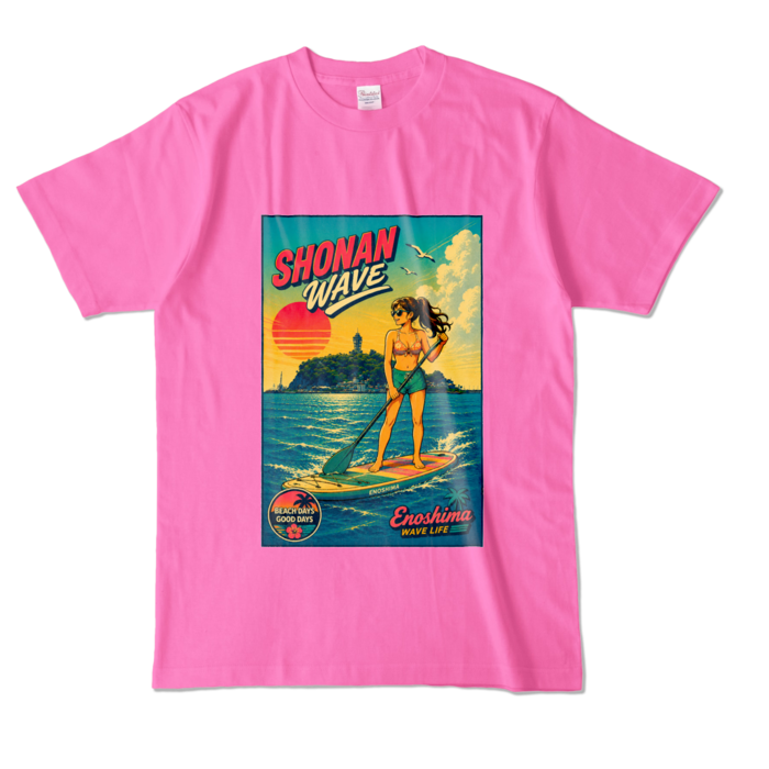 カラーTシャツ - L - ピンク (濃色)