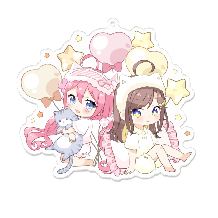 アクリルキーホルダー - 100 x 100 (mm)