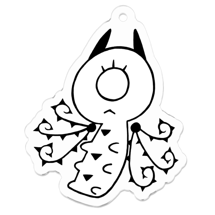 アクリルキーホルダー - 50 x 50 (mm)