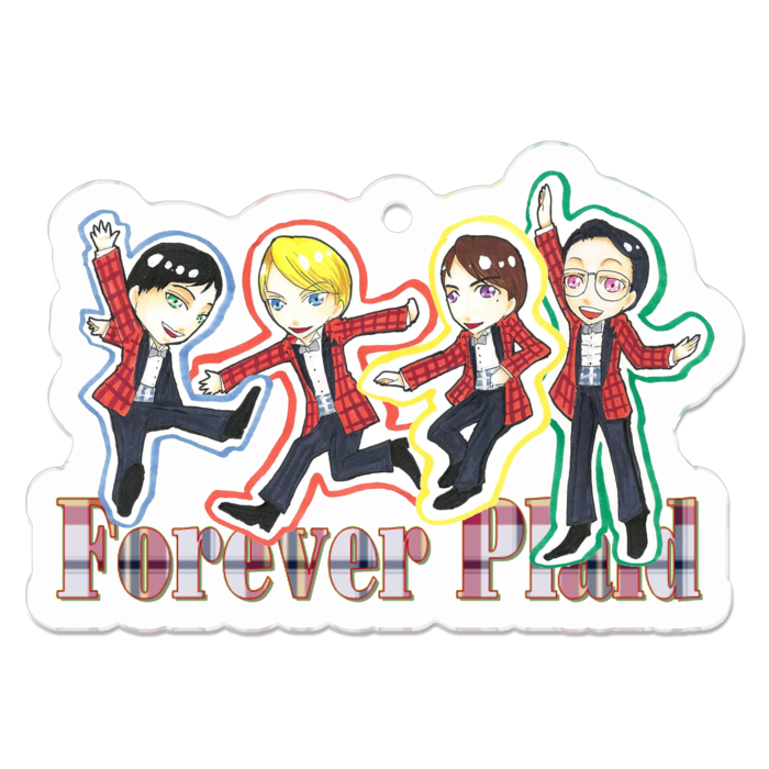 アクリルキーホルダー - 50 x 50 (mm)