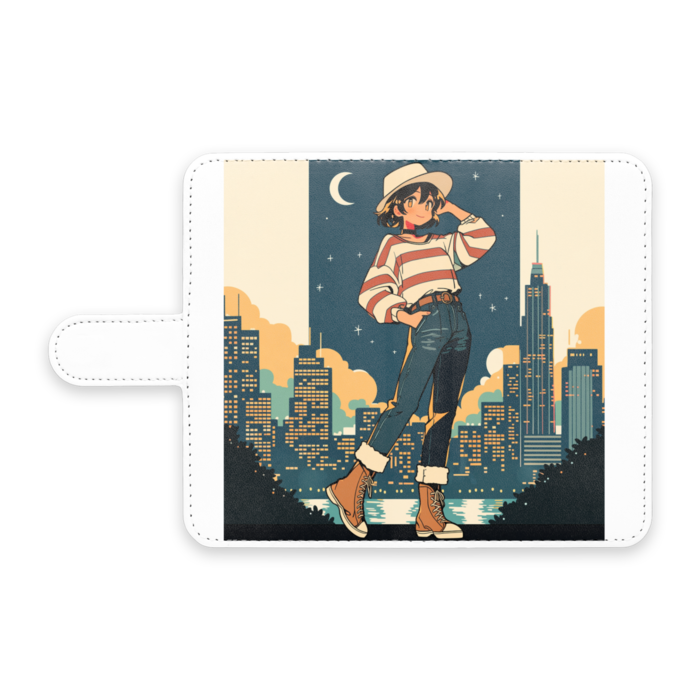 手帳型Androidケース - S - ストラップ穴 なし