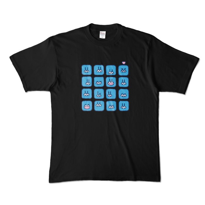 カラーTシャツ - XL - ブラック
