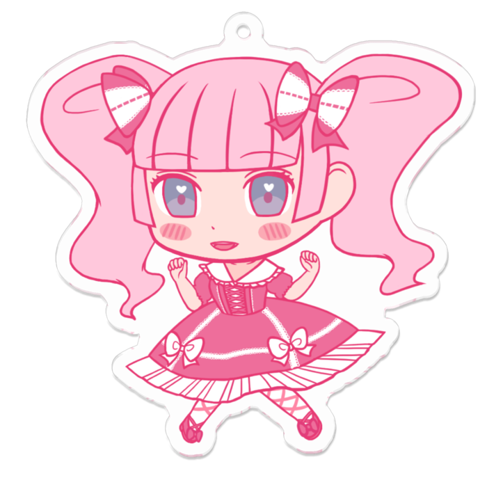 アクリルキーホルダー - 70 x 70 (mm)