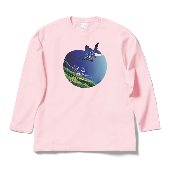 ロングスリーブTシャツ - L - ライトピンク