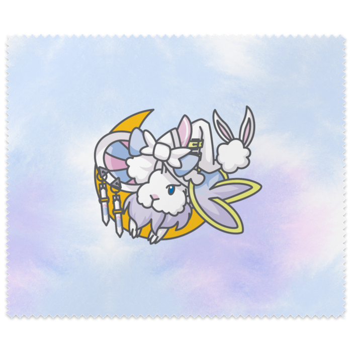 メガネ拭き(青目)
