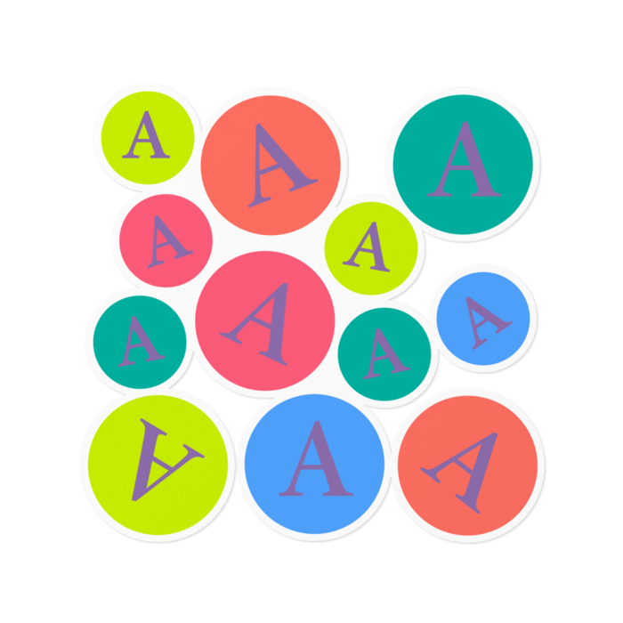 ステッカー - 160 x 160 (mm)
