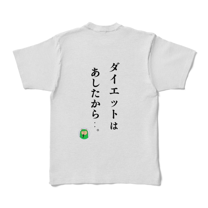 カラーTシャツ - XL - アッシュ (淡色)