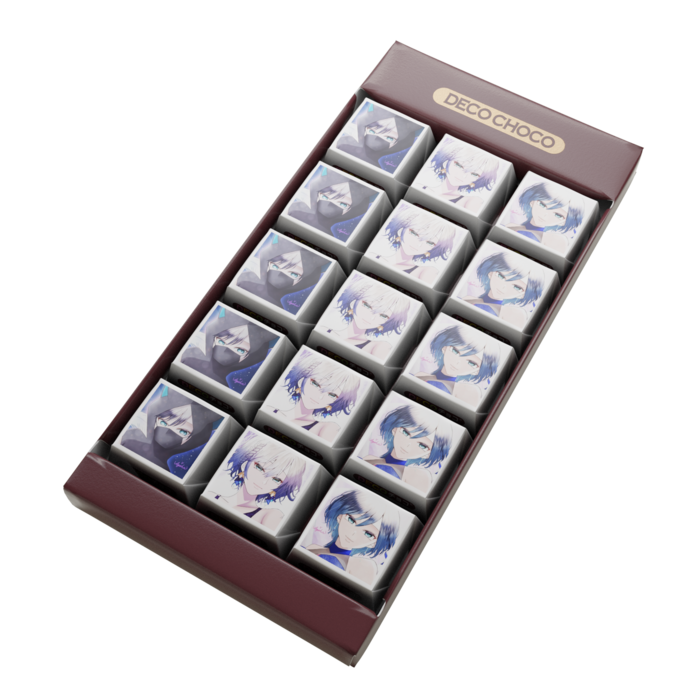 DECOチョコ - 列ごとにデザイン