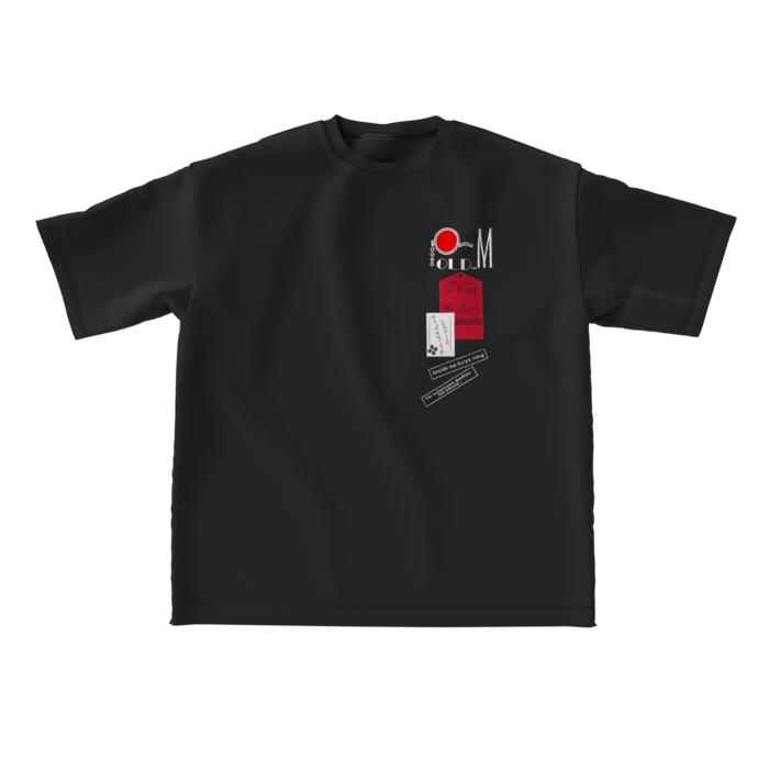 ビッグシルエットTシャツ - L - 両面