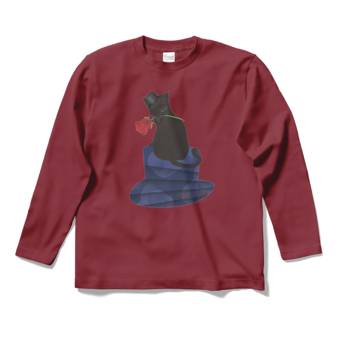 ロングスリーブTシャツ - S - バーガンディ