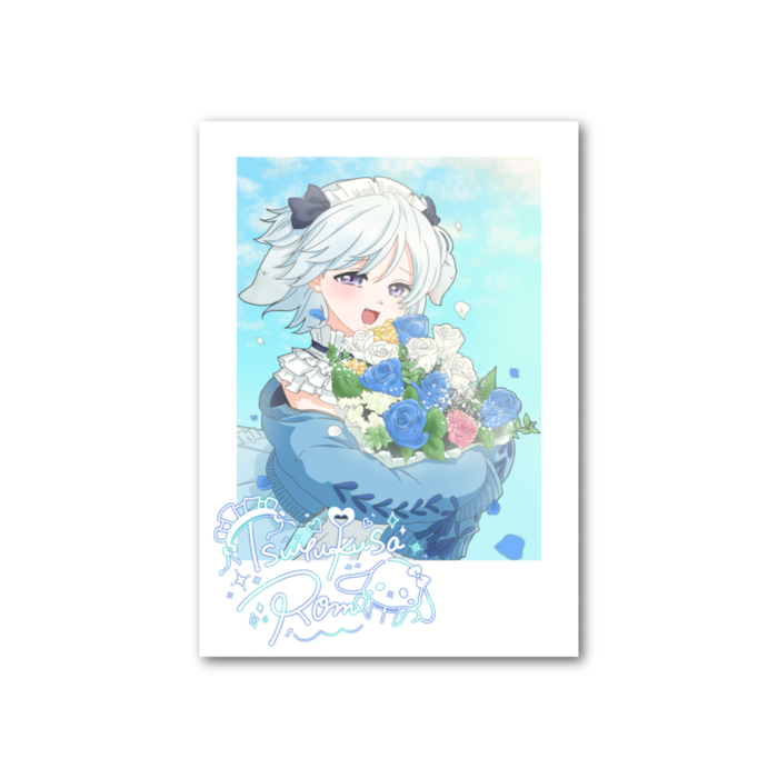 フォト風カード - 縦 - 片面