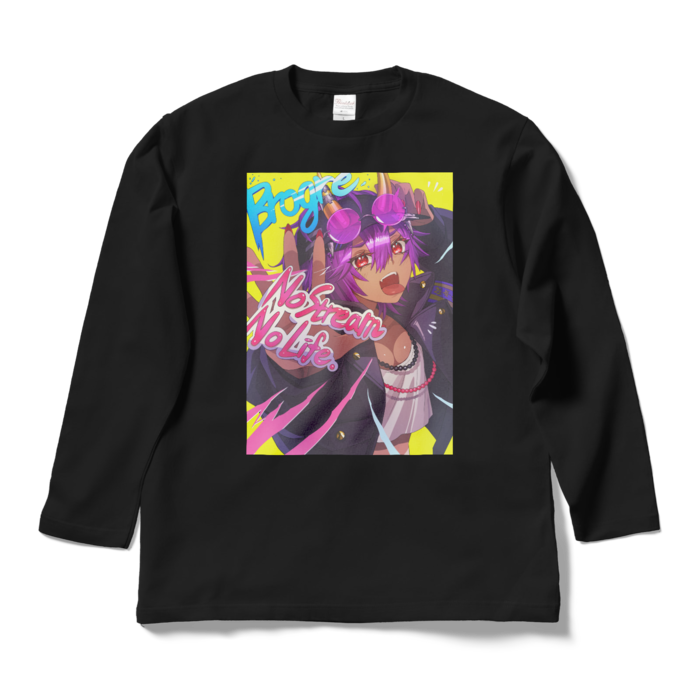 ロングスリーブTシャツ - L - ブラック