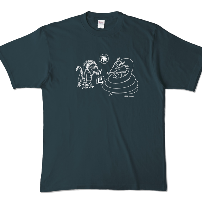 カラーTシャツ - XL - デニム (濃色)