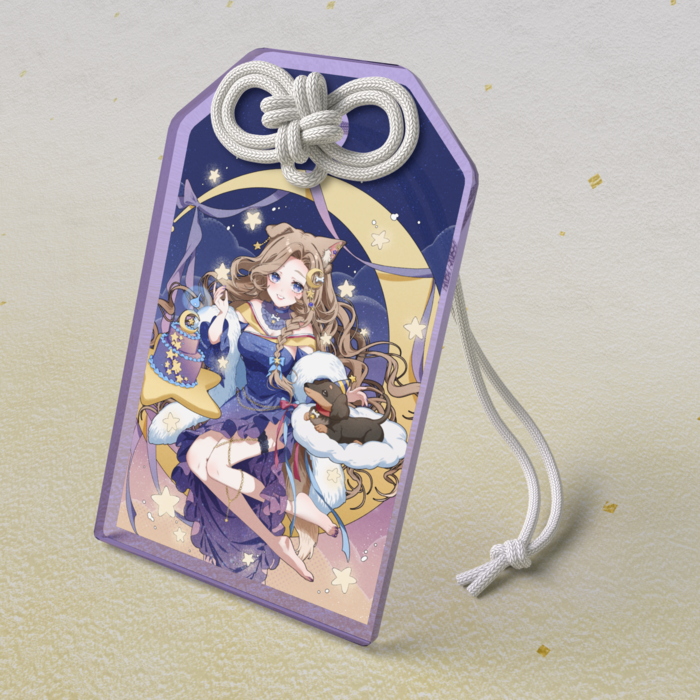 アクリルお守り - 50 × 80mm