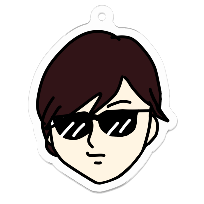 アクリルキーホルダー - 50 x 50 (mm)