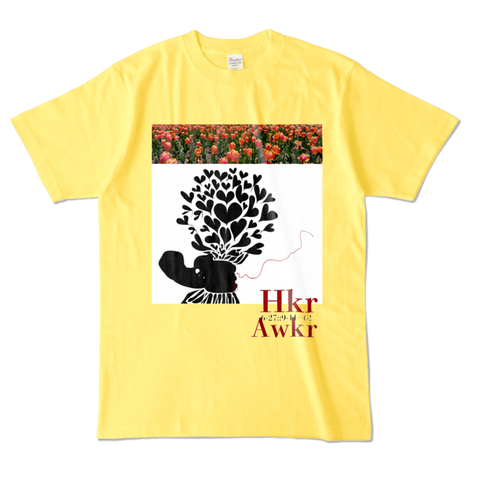 カラーTシャツ - L - イエロー (濃色)