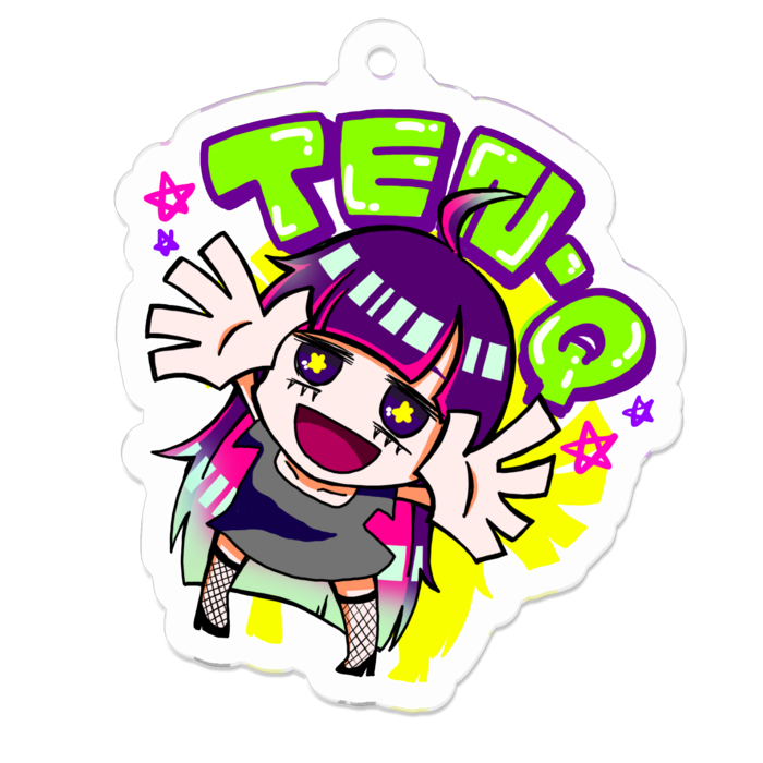 アクリルキーホルダー - 50 x 50 (mm)