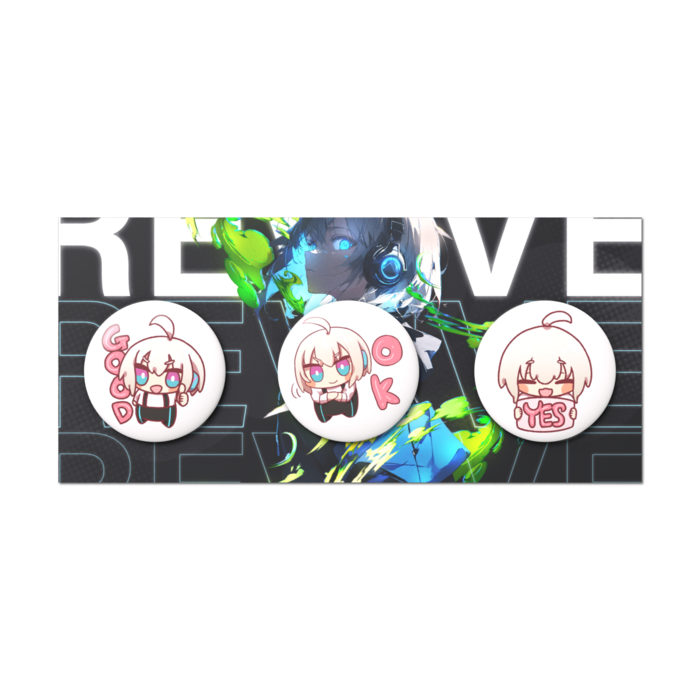 缶バッジセット - 3個セット