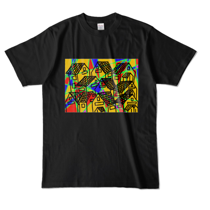 カラーTシャツ - L - ブラック (濃色)