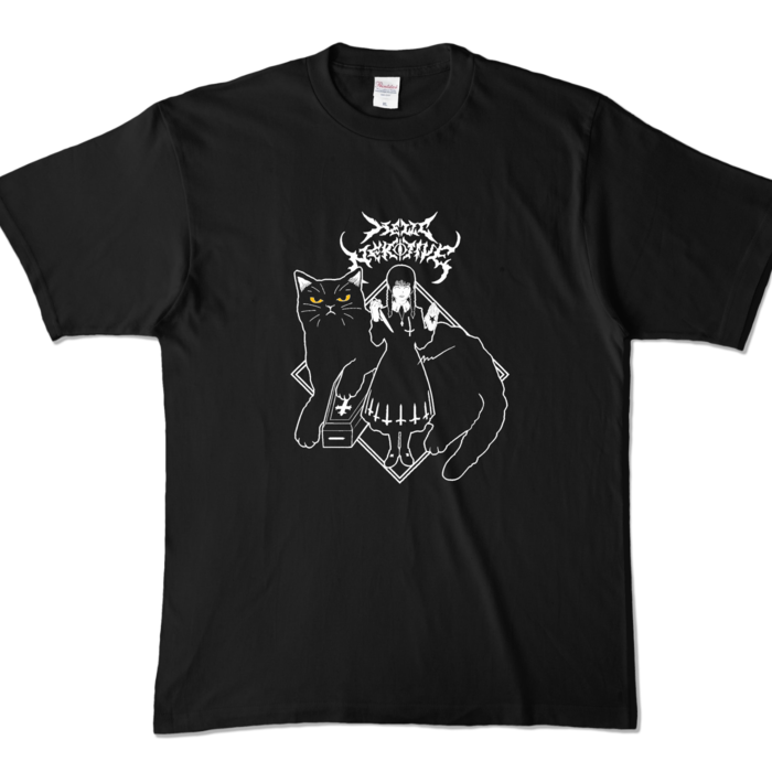 NGothic001Tシャツ - XL - ブラック (濃色)