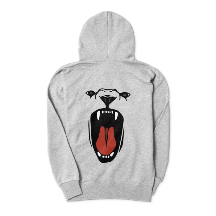 ジップパーカー - S - 背面