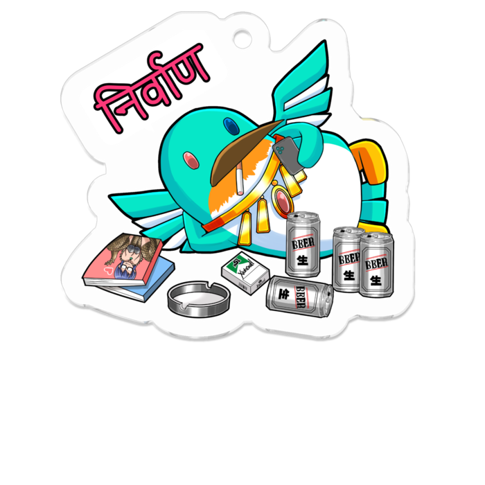 アクリルキーホルダー - 50 x 50 (mm)